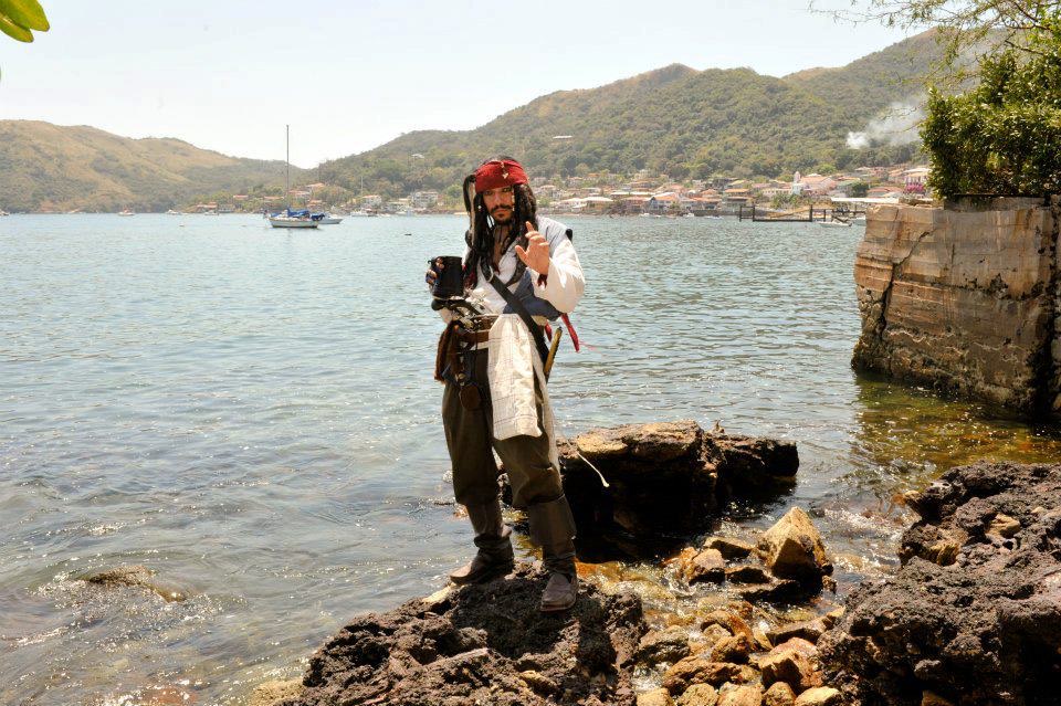 Jack Sparrow listo para el trayecto pirata del sábado