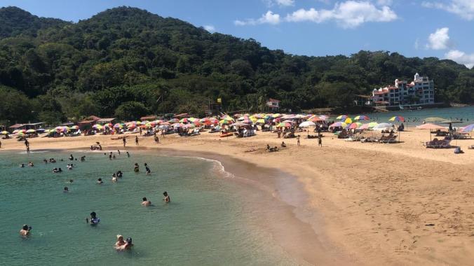 Playa de Taboga a inicios del verano 2020